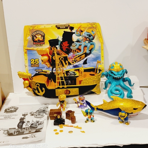 Toys Treasure X Sunken Gold Treasure Ship Sunken Gold Sharks Treasure